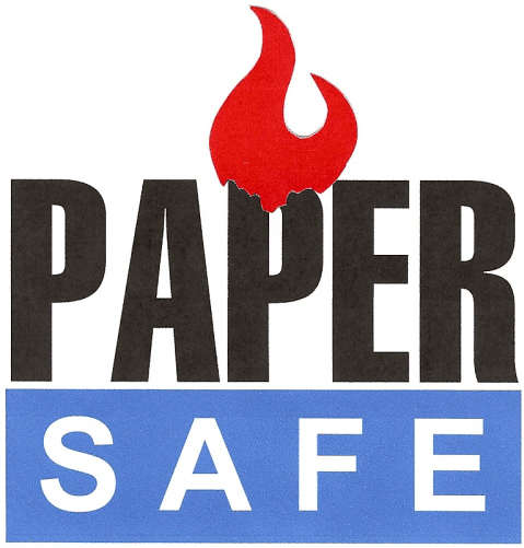 Fire Retardant Paper Safe logo